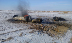 Казак бийлиги Актөбө облусуна орусиялык ракетанын сыныктары түшкөнүн ырастады