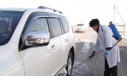 Коронавирус: "Ак-Тилек" өткөрмө пунктунда унаалар дыкат текшерилүүдө