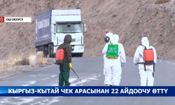 Кытай жергесинде калып калган 22 айдоочу Кыргызстанга өттү