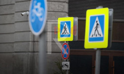 Жол сызыга бар, жол белгиси жок кооптуу жол