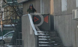 Коомдук жайда заара ушаткан кыз