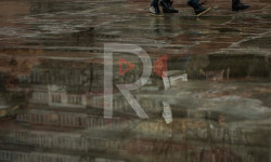 Сузак: жамгыр жааганда көлчүккө айланган жол