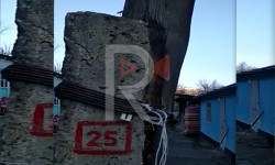  Авлетим айылындагы чирип калган электр мамычасы