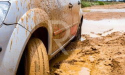 Алексеевка айылынын баткакка тыгылган көчөсү