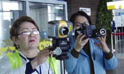 “Манас” аэропортунда коронавируска каршы дарыгерлердин машыгуусу уюштурулду