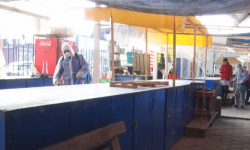 Тамак-аш, азык-түлүк сатуучу соода жайлары дезинфекцияланууда