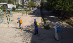 Жалал-Абад облусунун аймагында ӨКМ тарабынан дезинфекция иштери уланууда