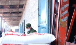 Казакстандан Бишкекке гуманитардык жардам келди