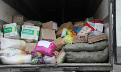 Ош шаарындагы 48 миңдей үй-бүлөгө гуманитардык жардам берилди