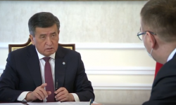 Президент улуттук банктын төрагасын кабыл алды