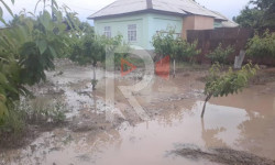 Чаек айылындагы үйлөрдүн короолорун сел каптады - Кыргызстан жаңылыктары