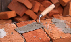 Жезкен айылы. Жаңы мектептин курулушу жүрүп жатат