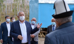 К.Боронов эки күндүк иш сапар менен Жалал-Абад облусуна барып келди