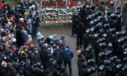 В Минске разогнана акция протеста, задержанных около 1000