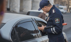 Унаага жасалма мамлекеттик номер тагып жүргөн айдоочулар кармалды 