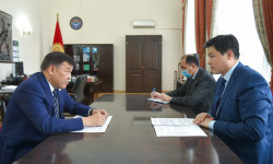 Кыргыз жүк ташуучуларынын унааларынын кыргыз-казак чек арасындагы тыгын маселеси талкууланды 