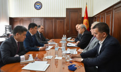 Айбек Жунушалиев Евробиримдиктин атайын өкүлү, Элчи Петер Буриан менен жолугушту