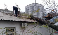 Табигый кырсыктан Бишкектеги жана башка аймактагы бир топ курулуш имараттары жабыркады