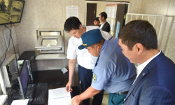 Марипов «Сосновка» транспорттук көзөмөл пунктунун ишин пландан тышкары текшерди