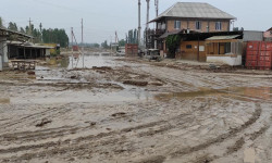 Баткенде сел жүрүп, чарбалык жолду каптады