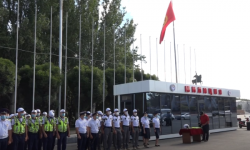 Бишкектеги Ала-Тоо аянтында милициянын заманбап бөлүмчөсү ачылды