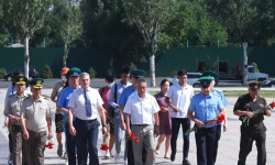 Улуу Ата Мекендик Согуш учурунда немецтик фашисттерге туруштук берген чек арачылар эскерилди