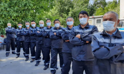 "Бишкек троллейбус башкармалыгынын" техникалык кызматкерлери жумушчу кийим менен камсыз болушту