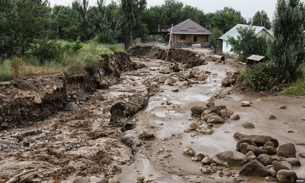 В Лейлекском районе Баткенской области сошел селевой поток. Есть погибший 