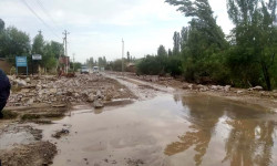 В селе Алыш Кадамжайского района Баткенской области накануне сошел сель