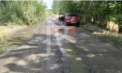 Каналга айланган Жийде айылынын жолу