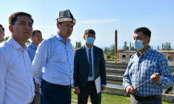 Марипов жумушчу сапарынын алкагында Ысык-Көлдөгү селден жабыркаган райондорго барат