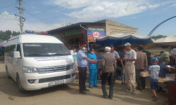 Жалал-Абад ОИИБ: Милиция чек аралаш айылдарда эл менен жолугуп, түшүндүрүү иштерин жүргүзүүдө