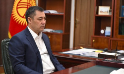 Президент Садыр Жапаров Афганстандагы кырдаалга көз салып турат