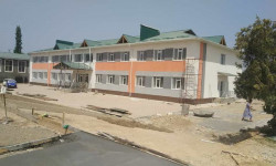 Баткендин Чункур-Кыштак айылындагы жаңы мектептин курулушу жаңы окуу жылына карата бүткөрүлөт