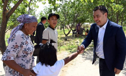 Президент Садыр Жапаров эки күндүк иш сапары менен Баткен облусуна барды