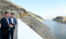 Талас облусундагы «Бала-Саруу» жаңы ГЭСинин курулушуна капсула салынды