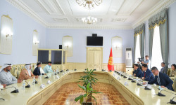 Улукбек Марипов Кувейттин Эмиринин кеңешчиси Абдулла Маатук Аль-Маатукту кабыл алды