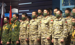 "Танк биатлонунун" чемпиондору сыйланышты