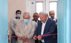 Мурзабек Иманалиевдин 90 жылдыгына карата окуу залы ачылды