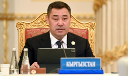 Садыр Жапаров ЖККУ саммитинде Афганстандагы кырдаал боюнча Кыргызстандын позициясын билдирди