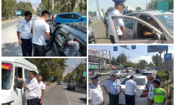 Салык кызматы унаа салыгын төлөбөгөн айдоочуларды аныктоо боюнча рейд жүргүзүүдө