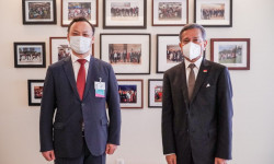 Кыргызстан - Сингапур: аймактык коопсуздук боюнча эки тараптуу кызматташуунун келечеги талкууланды 