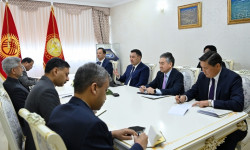 Президент Садыр Жапаров Индиянын тышкы иштер министри Субраманиям Жайшанкарды кабыл алды