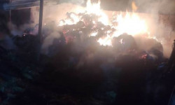 Чүйдө 700 түк беде, чөп жыйналган бастырманын чатыры күйүп кетти 