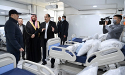 Президент Чүй облусунун Кемин шаарында мульти-диагностикалык мобилдүү клиниканын ачылыш аземине катышты