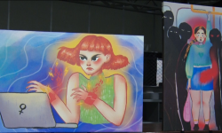 Бишкекте "Зомбулукту токтот, коркпо, жаша!" аталган көргөзмө өтүүдө