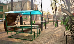 Шаардыктар үчүн дагы бир жаңы сейил бак курулду