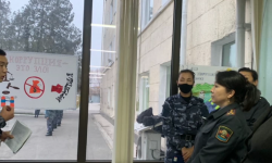 ИИМдин окуу борборунда “Биз коррупцияга каршыбыз!” аталган сынак уюштурулду 