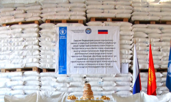 Россиядан азык-түлүк гуманитардык жардамынын акыркы партиясы келди