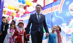 Ош шаарында 500 баланын катышуусунда мэрдин балатысы өттү